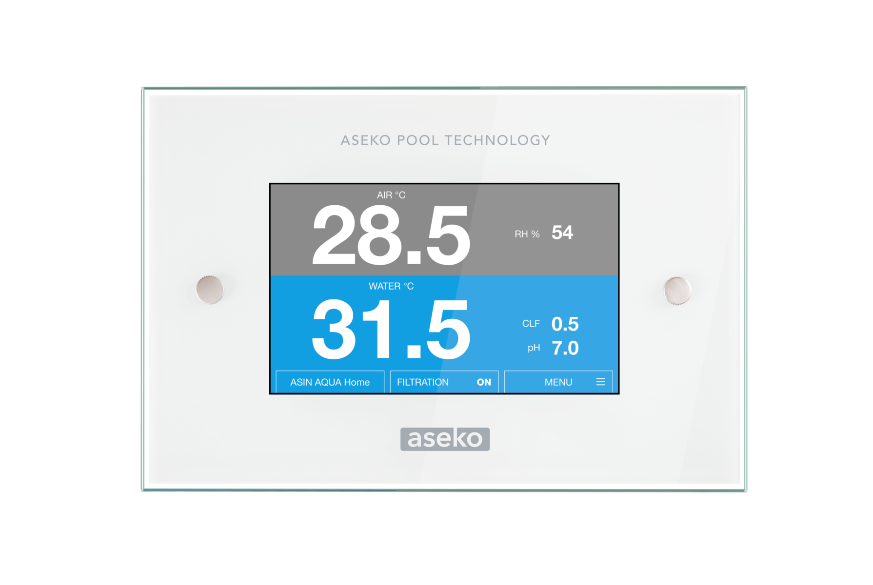 External Touch Display en - Aseko Pool Technology